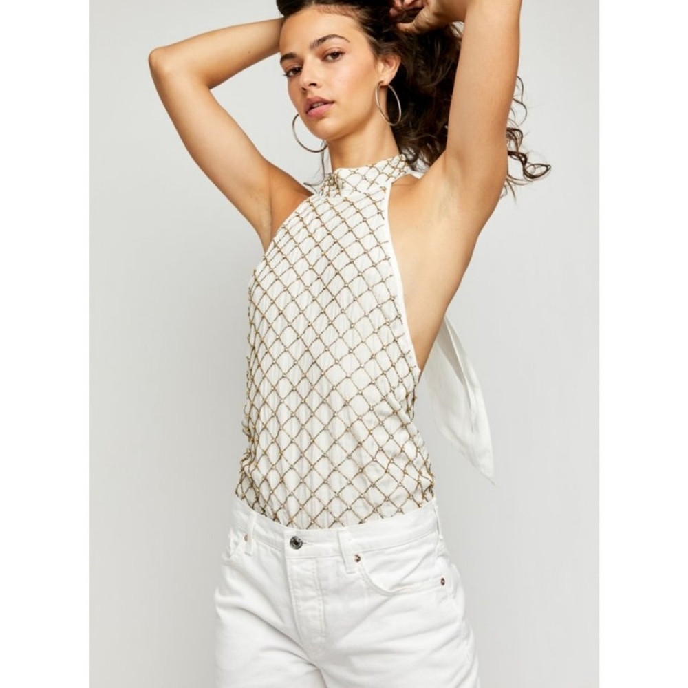 Free People Bling Bling Cha Ching bodysuit